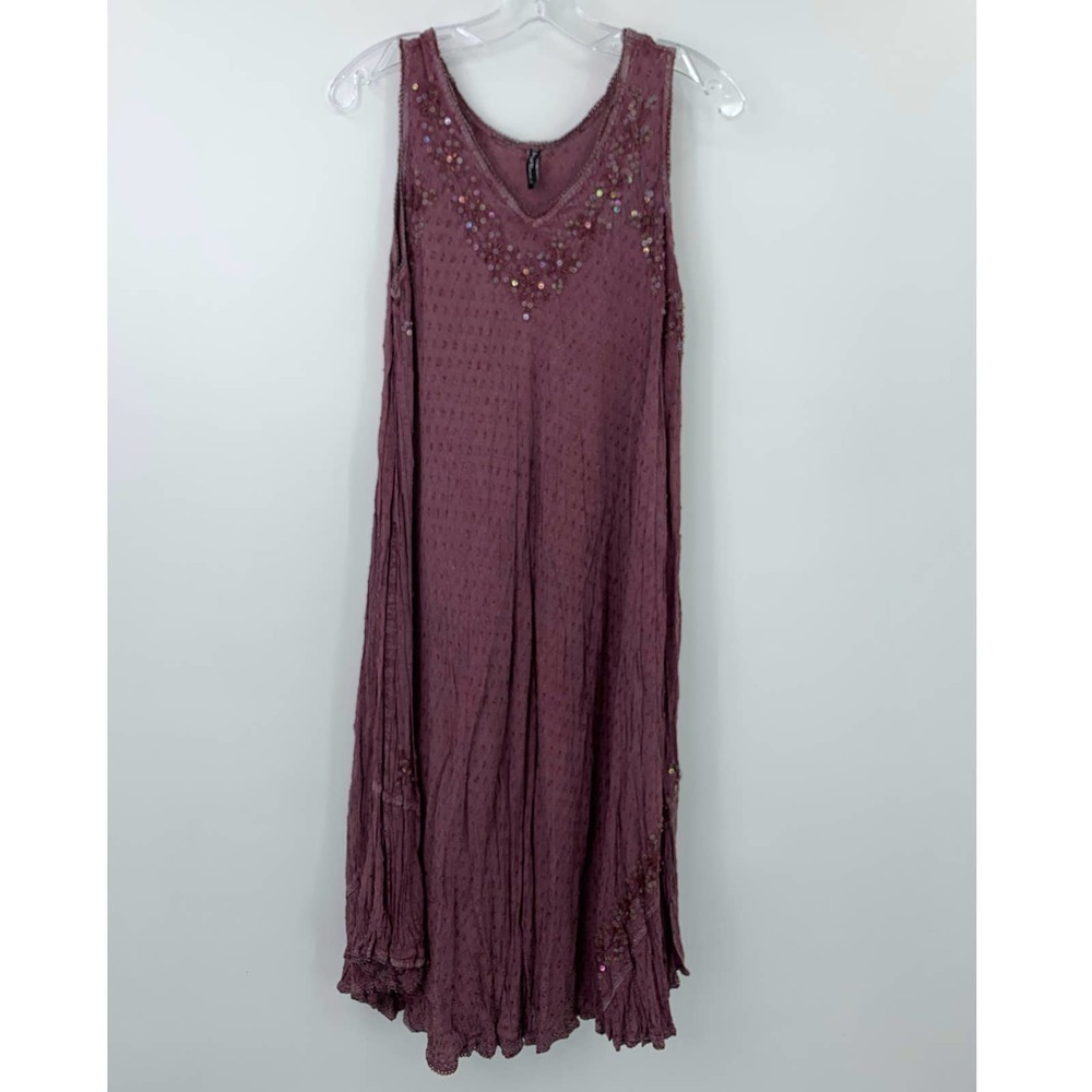 Sacred Threads beaded sleeveless dress